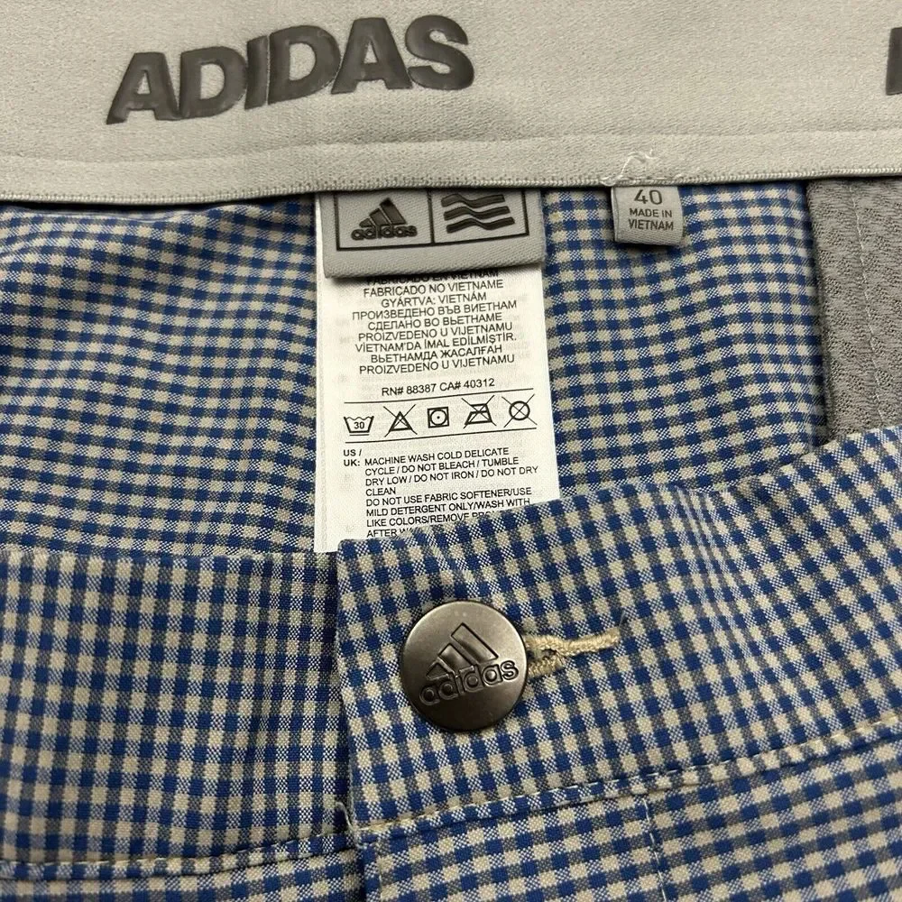 Adidas Men's‎ Multicolor Polyester Stretch 365 Performance Golf Shorts Size 40
